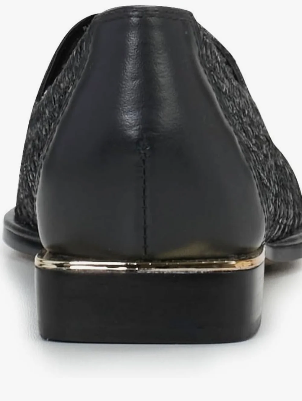Vince Camuto Dalanda Black Raffia  Slip-On Loafers Size 7M